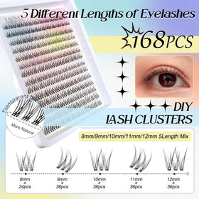 YASNAI clear band close-up highlighting thin band for seamless natural blending