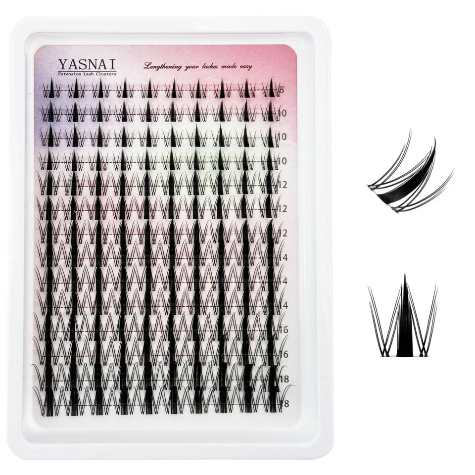 YASNAI packaging front view showing Fairy Lash Clusters and benefits