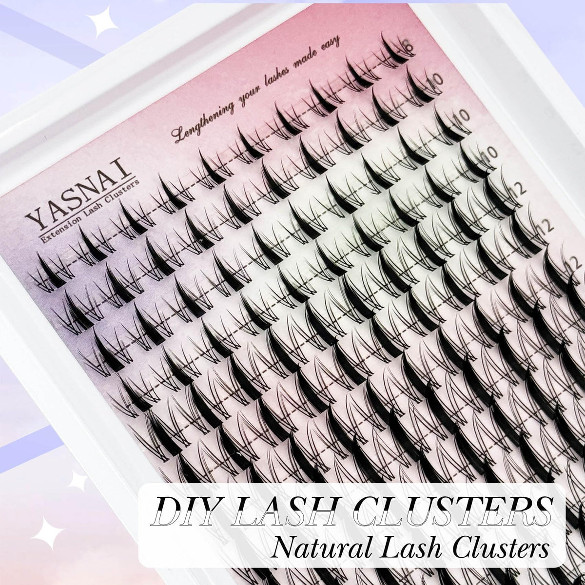 YASNAI lash clusters worn in cosplay makeup for bold character looks