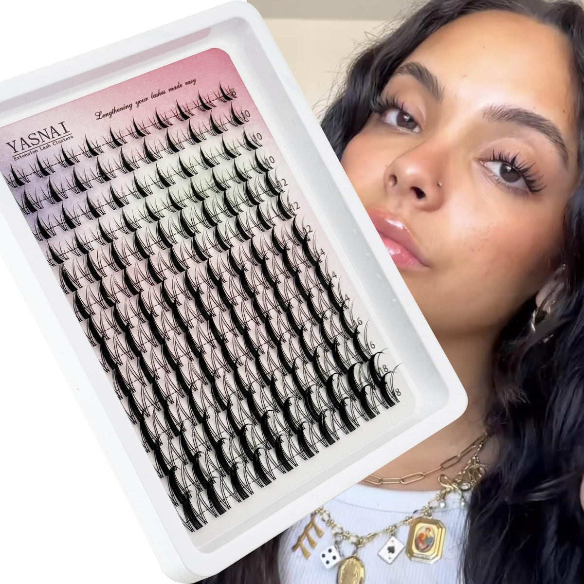 YASNAI open box with 140pcs visible to show quantity and variety