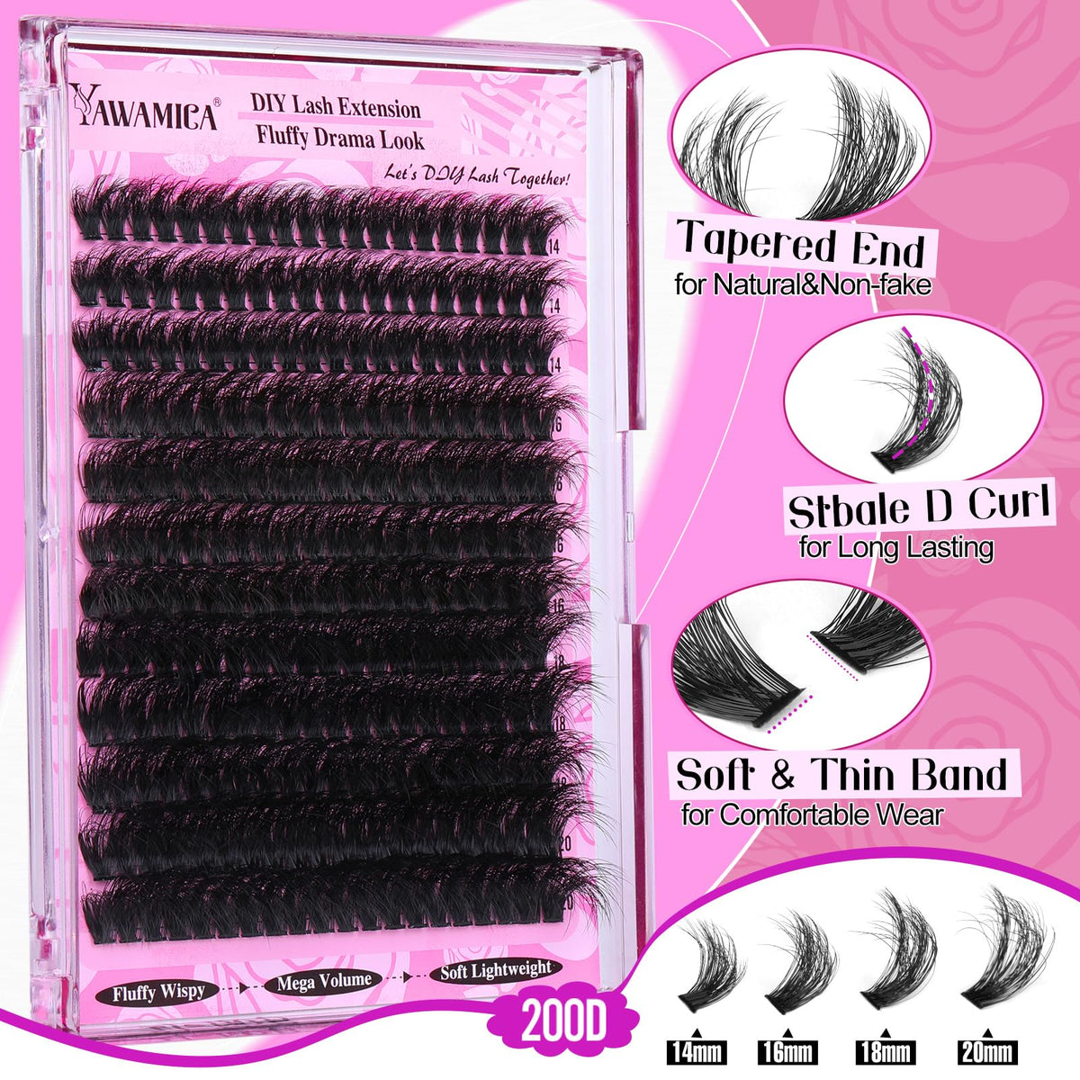 Yawamica step-by-step application graphic demonstrating easy DIY benefit