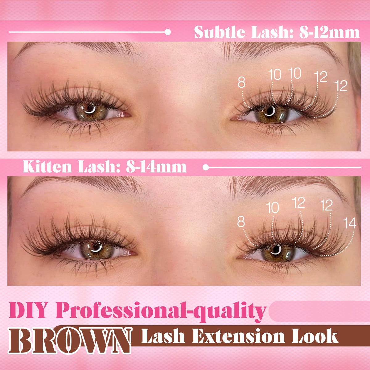 Yawamica demo pressing cluster onto natural lashes for three-second application
