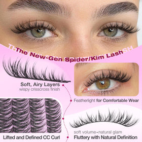 Yawamica 3.5mm thin band detail for comfortable, seamless lash fit