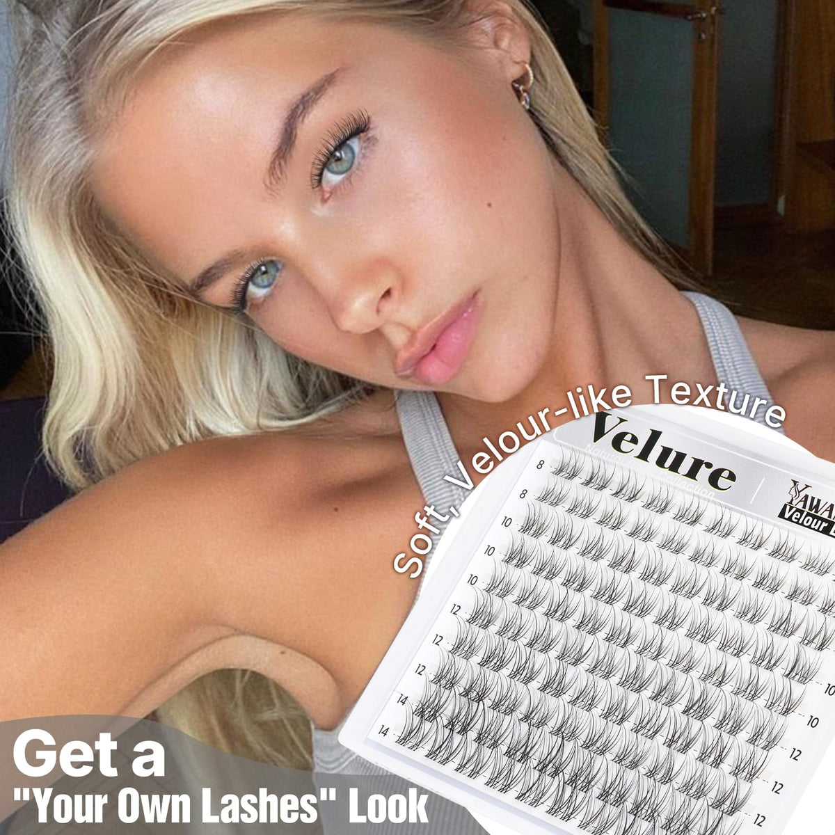 Yawamica clear band close-up highlighting invisible seamless application