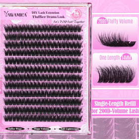 Yawamica close-up of matte mink fibers highlighting fluffy texture