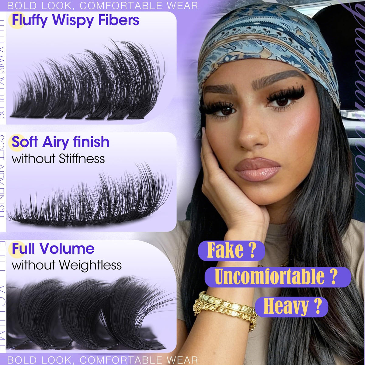 Yawamica D-curl side profile showing lift and retained curl benefit
