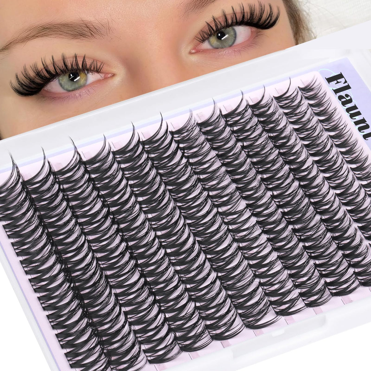 Yawamica front packaging showing 144-piece cluster kit with quick styling benefit