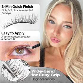 Yawamica lash texture detail showing ultra-fine soft fibers for comfort