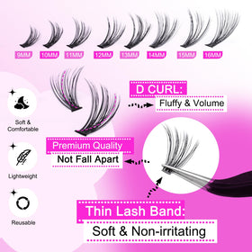 Yawamica layout of lengths 9mm to 16mm for customizable styling