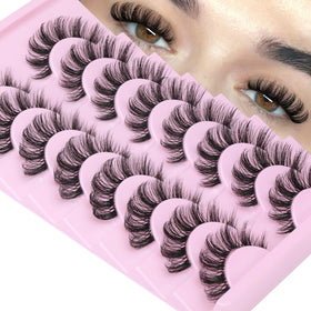 Yawamica lashes in evening makeup setting adding camera-ready definition