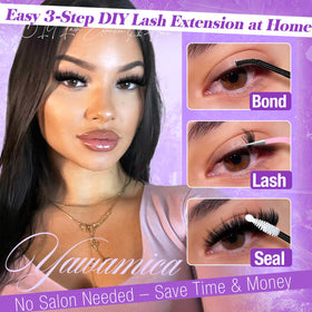 Yawamica lifestyle image with evening makeup showing dramatic look