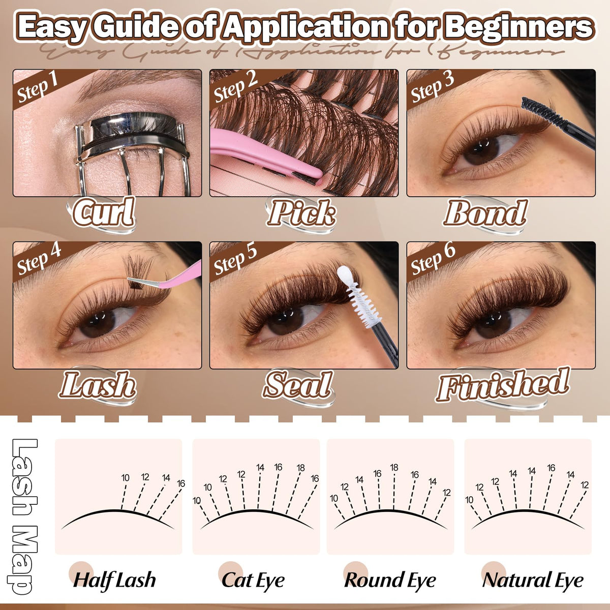 Yawamica lifestyle image wearing brown clusters for soft glam and everyday confidence