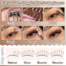 Yawamica lifestyle image wearing brown clusters for soft glam and everyday confidence