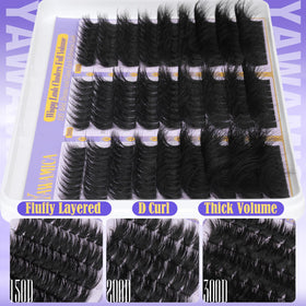 Yawamica scale comparison on fingers showing cluster size and placement ease