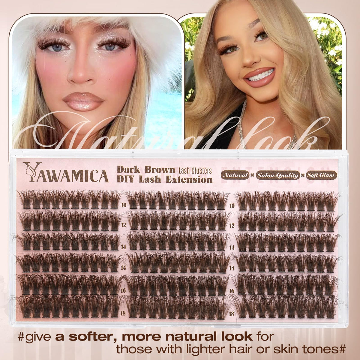 Yawamica organized tray with labeled clusters making mixing lengths quick and simple