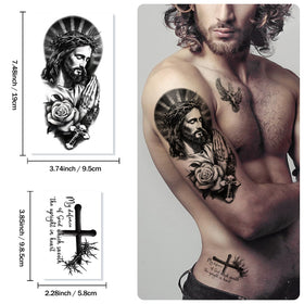 yazhiji assortment of cross designs displayed to pick different placement sizes