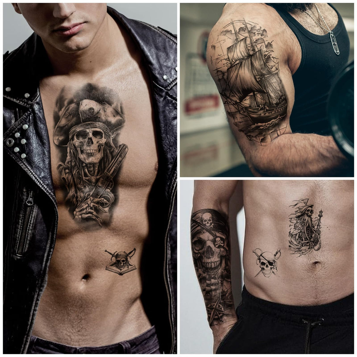 Yazhiji hand with small icon tattoos showing scale for subtle placement options