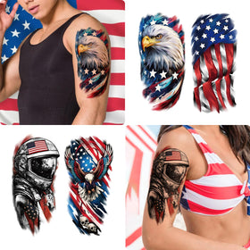 Yazhiji full sheet layout displaying multiple flag and star designs
