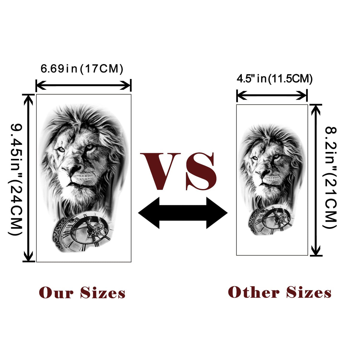 Yazhiji hand-held size comparison showing scale of sheets and tattoos