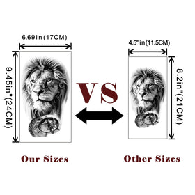 Yazhiji hand-held size comparison showing scale of sheets and tattoos