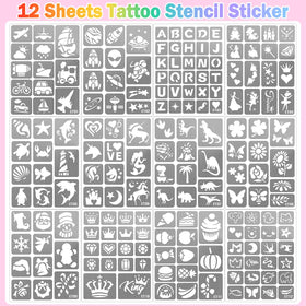 Yazhiji spread of many stencil motifs showing variety for events