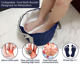 YCConcept folded tub flat in storage bag for compact travel convenience