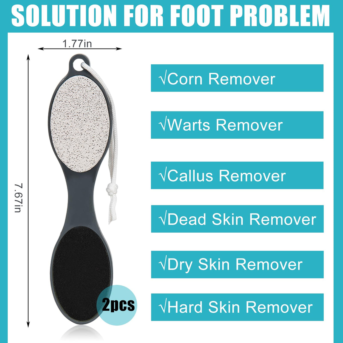 Yclin close-up pumice stone texture for effective gentle exfoliation