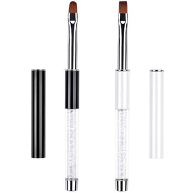 Ycyan front view of both brushes showing product and packaging, professional appeal