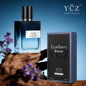 Ycz blue glass bottle highlighting design and portability benefit