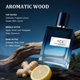 Ycz bottle in hand illustrating 50ml scale and travel convenience