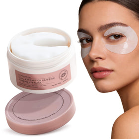 Ycz front packaging displaying 60 under eye patches and benefits