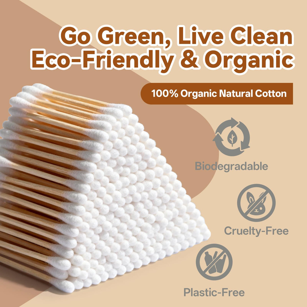 YD WINGTAI close-up of soft cotton tip for precise application benefit
