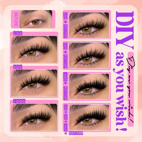 YDAGKH included bottom lashes displayed for balanced full-eye symmetry
