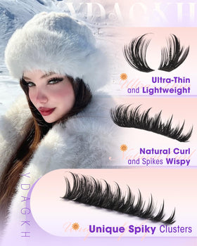 YDAGKH close-up cluster texture highlighting spike detail and natural volume