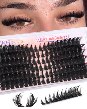 YDAGKH front packaging showing 120 spiky cluster lashes, clear organization and quantity