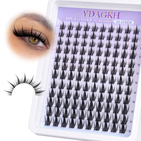 YDAGKH lifestyle shot at convention showing dramatic anime-inspired lashes