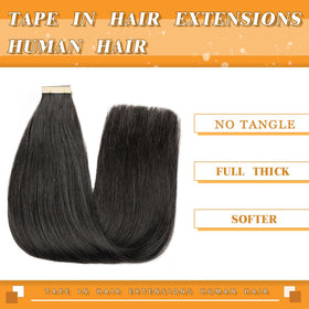 YDDM detail of hair ends showing soft texture and natural shine benefit