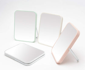 YEAKE mirror on dresser in lifestyle setting showing grooming versatility