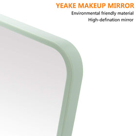 YEAKE folded portable mirror in compact form for easy travel and storage