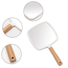 YEAKE mirror hanging hole detail for easy storage and quick drying