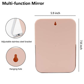 YEAKE side profile with folded metal stand demonstrating travel-friendly foldability