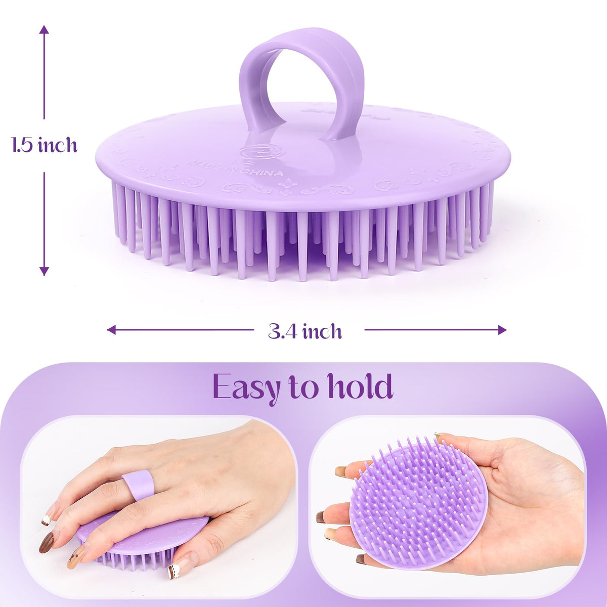 YEALIFE close-up of soft silicone bristles lifting residue for gentler cleaning