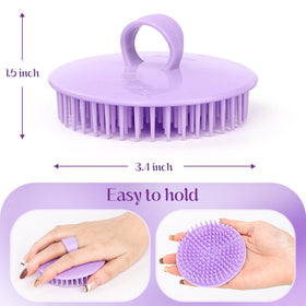YEALIFE close-up of soft silicone bristles lifting residue for gentler cleaning