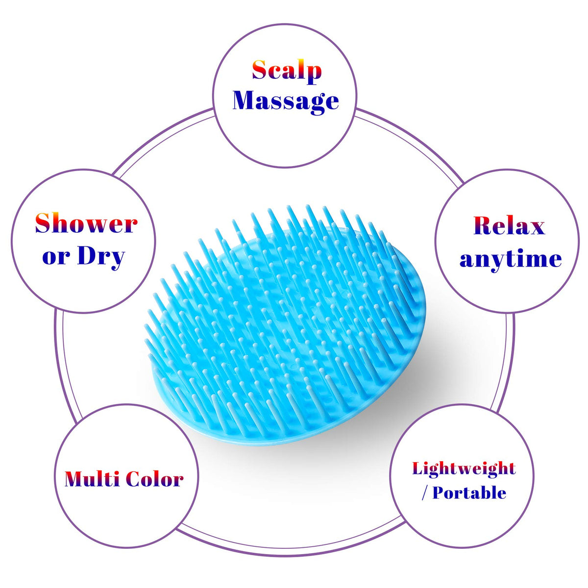 YEALIFE silicone bristle close-up highlighting gentle exfoliation and easy cleaning
