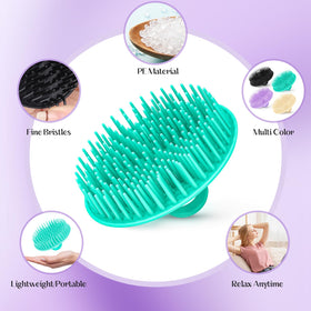 YEALIFE ergonomic grass-shaped handle detail for secure grip and controlled massage