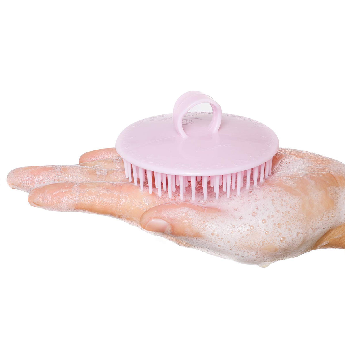 YEALIFE used on dog during bath illustrating gentle massaging and loose fur removal