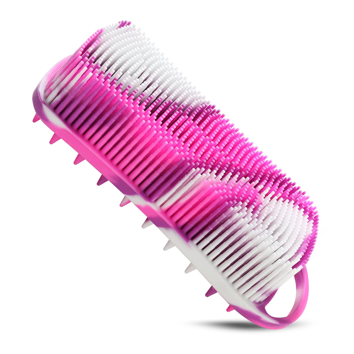 YEALIFE tapered bristles side view designed to massage scalp gently