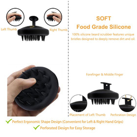 YEALIR brush held in palm to show scale and comfortable grip benefit