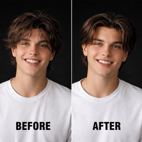 YEALIR on bathroom vanity in real routine showing everyday grooming convenience benefit