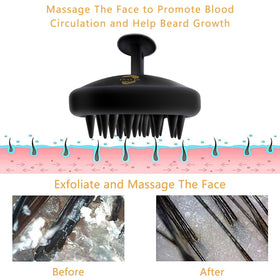 YEALIR silicone teeth closeup showing flexible bristles for deep cleaning